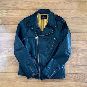 Scotch & Soda Men’s Black Leather Jacket